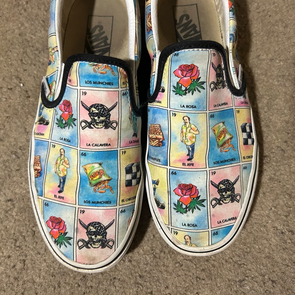 Loteria Slip On Vans.
